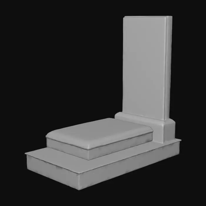 3D model for Black Granite Monument