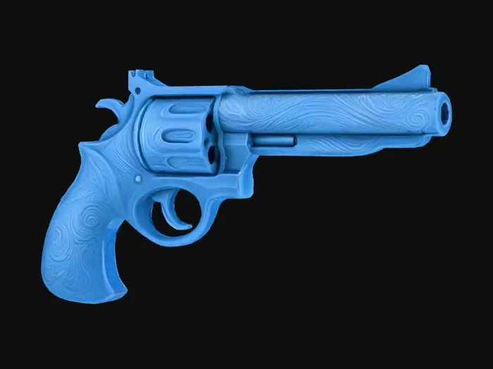3D model for Blue Revolver