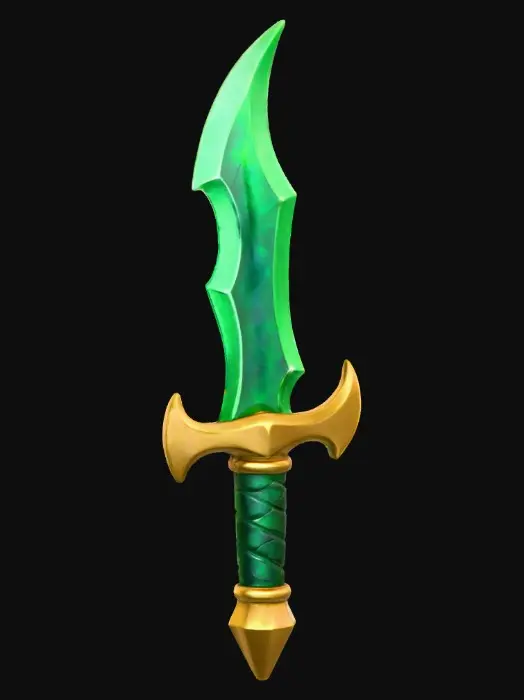3D model for Emerald Blade