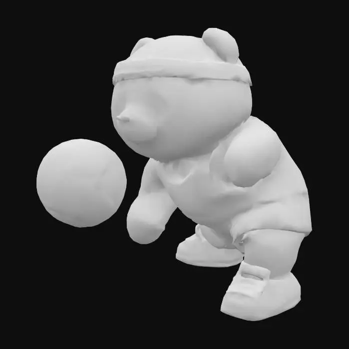 3D model for Volleyball Panda Player