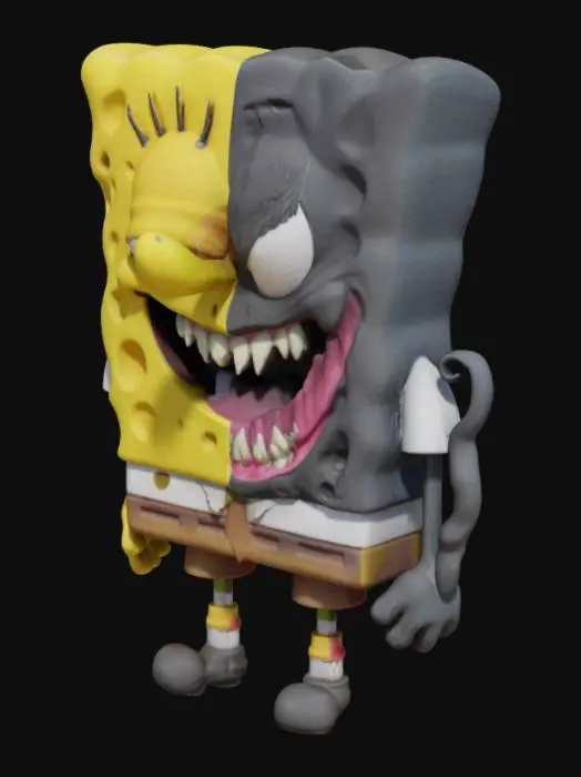 3D model for SpongeSymbiosis