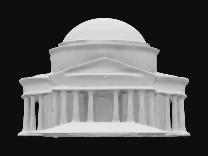 3D model for Subject: The Pantheon, ancient Roman temple, classical architecture, iconic design.
Style: Realistic, historical, intricately detailed, neoclassical aesthetics.
Material: Polished marble for columns, weathered stone dome, brass detailing for accents, PBR textures.
Details: Corinthian columns, oculus at dome’s center, coffered ceiling, intricate carvings, aged patina.
Purpose: Historical visualization, VR tours, HDR, 8K resolution, educational applications.
