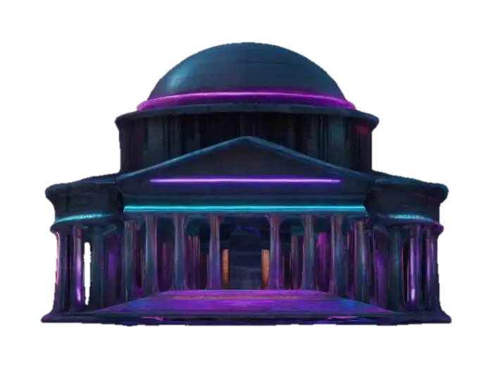 Subject: The Pantheon, ancient Roman temple, classical architecture, iconic… - Education 3D model, vytvořený pomocí AI