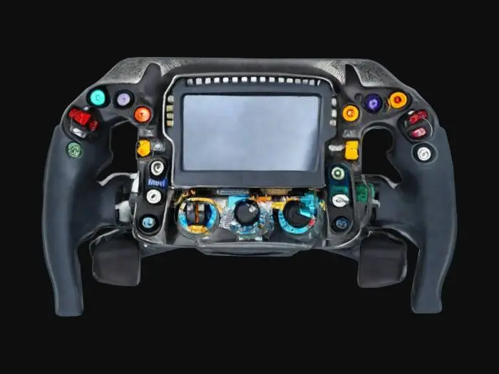 3D model for Formula One Steering Wheel