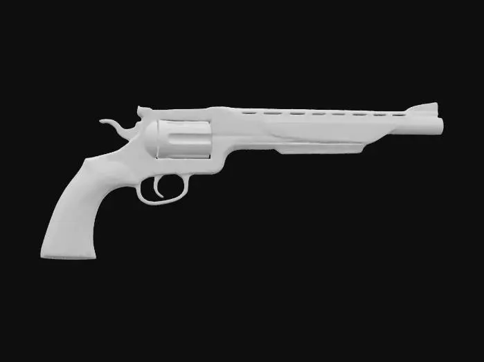 3D model for "LeMat Chrono-Edge – Gunblade"
A hybrid gunblade combining Victorian craftsmanship with futuristic chrono-warping technology. Inspired by the LeMat revolver, this weapon features a polished black steel frame with gold filigree engravings and mahogany grips adorned with intricate carvings. The gun has a nine-chamber revolver, an under-barrel shotgun, and a retractable energy blade that flickers with a blue-violet glow, phasing in and out of reality. , #ChronoForgeWeapon#