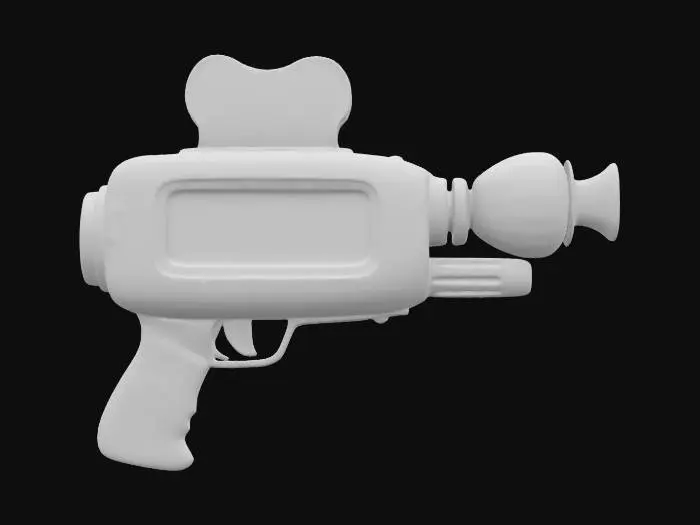 3D model for The Toast Blaster
🌀 Description: A sci-fi ray gun that fires superheated toast! The barrel glows red before each shot, and toasted bread slices fly out with a dramatic “DING!” sound. Makes enemies extra crispy.

📏 Size & Shape: Chunky, cartoonish ray gun with an exaggerated toaster barrel.
🎨 Colors & Materials: Bright orange, glowing yellow, shiny chrome body.
✨ Additional Features: Occasionally releases steam like a real toaster., #ChronoForgeWeapon#