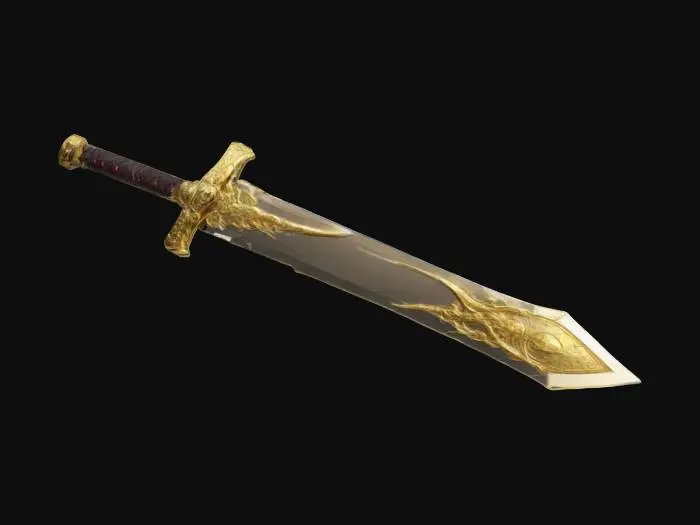 3D model for The $99.99 Ultra DLC Sword 💰⚔️
Description: A sword so pay-to-win that it's locked behind a real-world purchase. If you somehow obtain it, it instantly kills everything because capitalism wins.
📏 Size & Shape: A golden credit card with a blade sticking out.
🎨 Colors & Materials: Gold-plated, surrounded by a glowing “BUY NOW” sign.
✨ Additional Features: If used too much, it charges your credit card until your bank account is empty., #ChronoForgeWeapon#