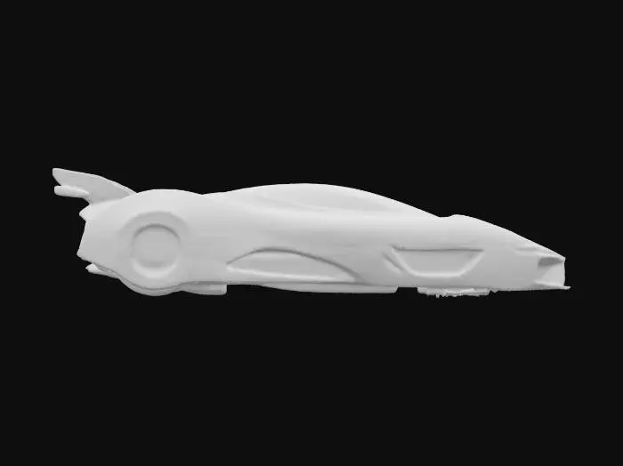 3D model for {
"Object": "futuristic hovercar",
"Material": "brushed aluminum and carbon fiber",
"Shape/Form": "aerodynamic teardrop body with retractable fins and circular hover thrusters",
"Color Scheme": "matte black base with electric blue and silver accents",
"Texture Details": "sleek and polished surfaces with subtle panel lines and vent details",
"Style": "realistic",
"Environment/Use Context": "urban megacity hover lanes",
"Reference Models": "inspired by the design language of Tesla Cybertruck and Blade Runner spinners"
}
