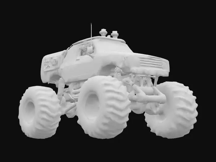 3D model for {
  "Object": "CI/CD pipeline mech-car",
  "Material": "metal, plastic tubing, and LED status lights",
  "Shape/Form": "modular assembly line body with robotic limbs, conveyor belt wheels, and server rack cockpit",
  "Color Scheme": "metal gray, blue status lights, and red ‘FAILED’ warning banners",
  "Texture Details": "industrial rivets, fan grates, loading bar decals",
  "Style": "realistic",
  "Environment/Use Context": "racing through a build server warehouse with Jenkins pipes and Git merge mines",
  "Reference Models": "inspired by DevOps dashboards and Jenkins mascots"
}
