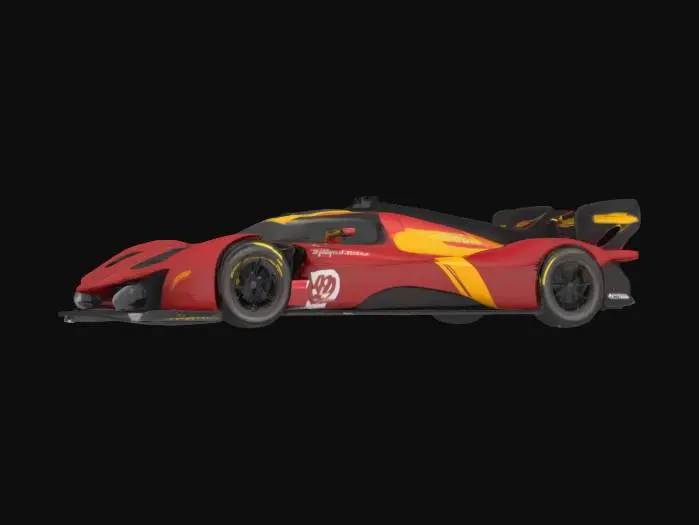 3D model for Race Car Elegance