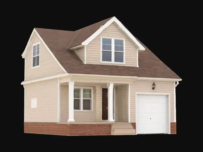 3D model for Suburban house