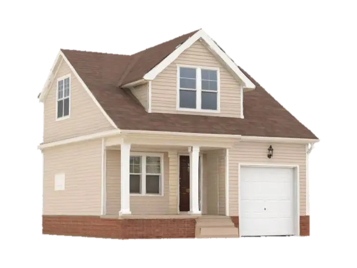 Modelong 3D na Suburban house - Home, ginawa ng AI