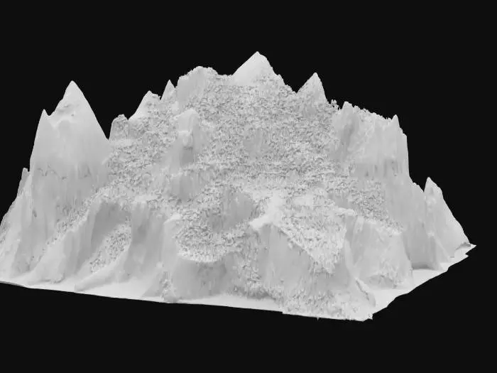 3D model for skull island