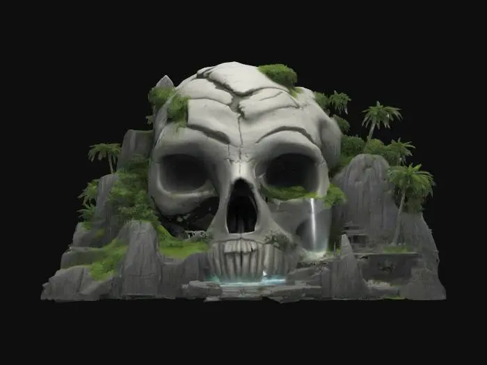 3D model for skull island