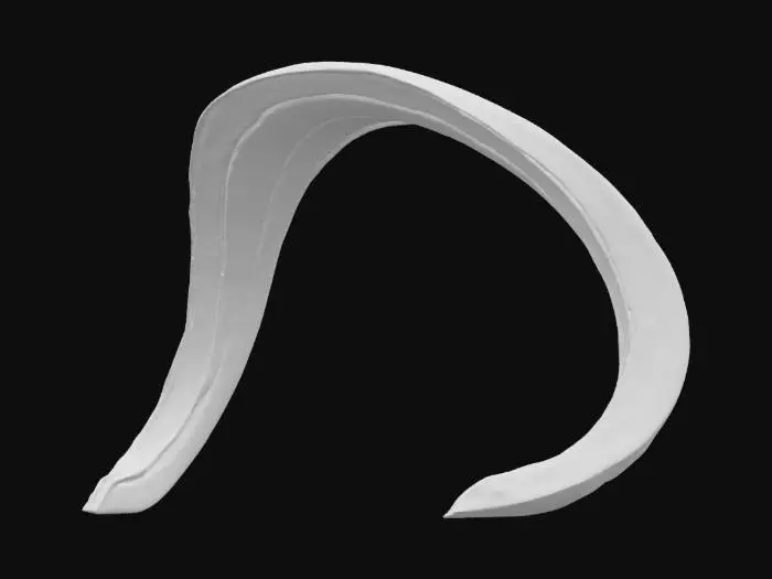 3D model for Subject: Möbius ribbon arch

Style: Parametric continuous twist architecture

Material: Polished anodized aluminum with integrated LED strip

Details:

Single 180° twist forming a continuous surface without a boundary

Thin LED channel embedded along one edge, emitting a soft ambient glow

Smooth filleted edges to maintain a clean topology

Concealed base plinth for a floating effect

Purpose: Sculptural installation, architectural landmark, or a premium sci-fi game/VR asset,PBR Metal: High-polish aluminum with micro-scratches and slight anisotropic reflections

Emissive LED: Soft white glow, adjustable color temperature and intensity

Surface Wear: Subtle micro-roughness and edge wear for realism, #arch#