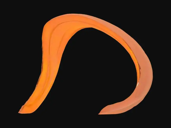 3D model for Subject: Möbius ribbon arch

Style: Parametric continuous twist architecture

Material: Polished anodized aluminum with integrated LED strip

Details:

Single 180° twist forming a continuous surface without a boundary

Thin LED channel embedded along one edge, emitting a soft ambient glow

Smooth filleted edges to maintain a clean topology

Concealed base plinth for a floating effect

Purpose: Sculptural installation, architectural landmark, or a premium sci-fi game/VR asset,PBR Metal: High-polish aluminum with micro-scratches and slight anisotropic reflections

Emissive LED: Soft white glow, adjustable color temperature and intensity

Surface Wear: Subtle micro-roughness and edge wear for realism, #arch#