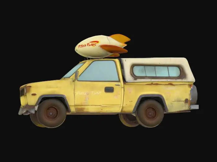 3D model for Todd Pizza Planet Truck