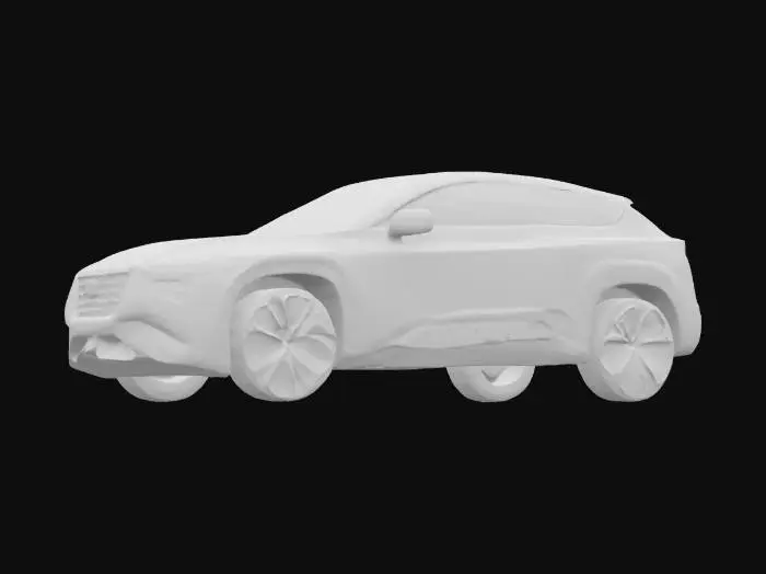 3D model for Lars Taubert's sketch of the Xmotion concept, #SketchTo3D#
