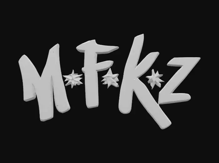3D model for MFKZ Logo
