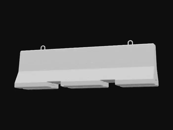 3D model for concrete_jersey_barrier_std