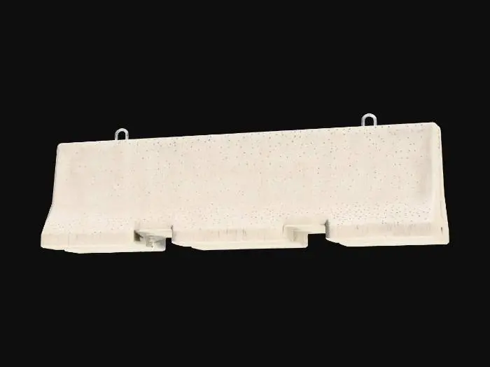 3D model for concrete_jersey_barrier_std