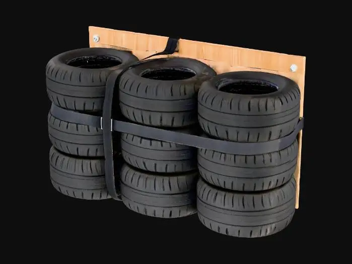 3D model for tire_barrier_3x2_strapped
