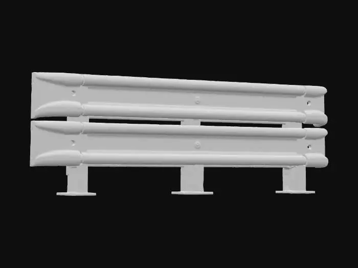 3D model for Guardrail _Curved