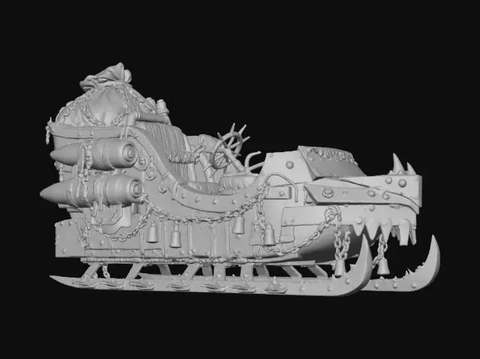 3D model for Steampunk Sleigh Rider