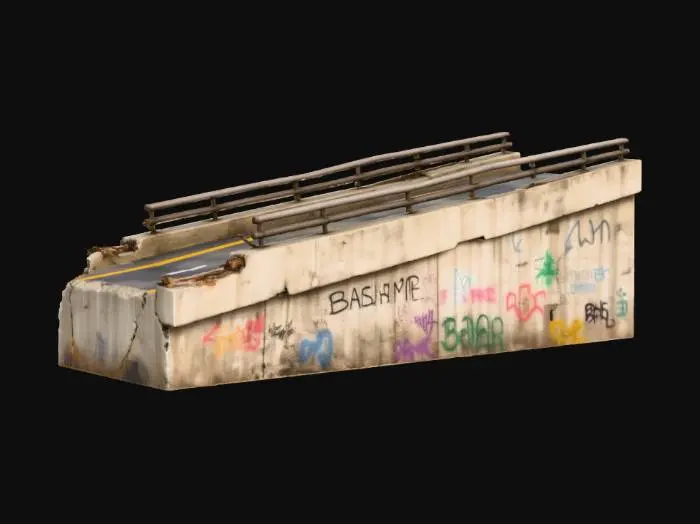3D model for Abandoned Overpass