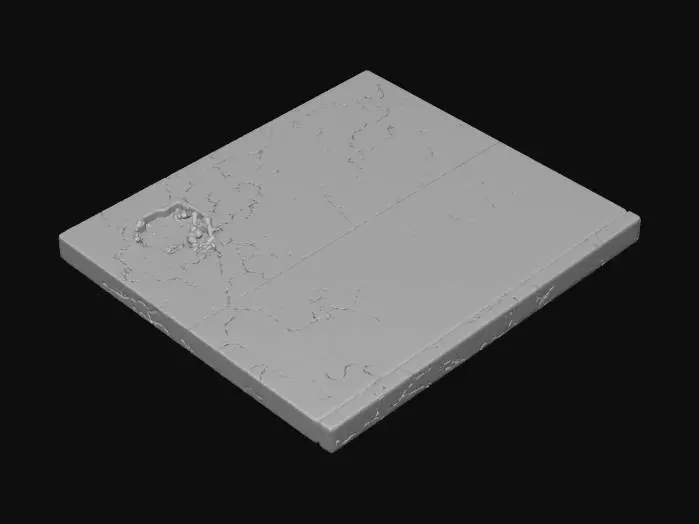 3D model for Cracked Road Segment