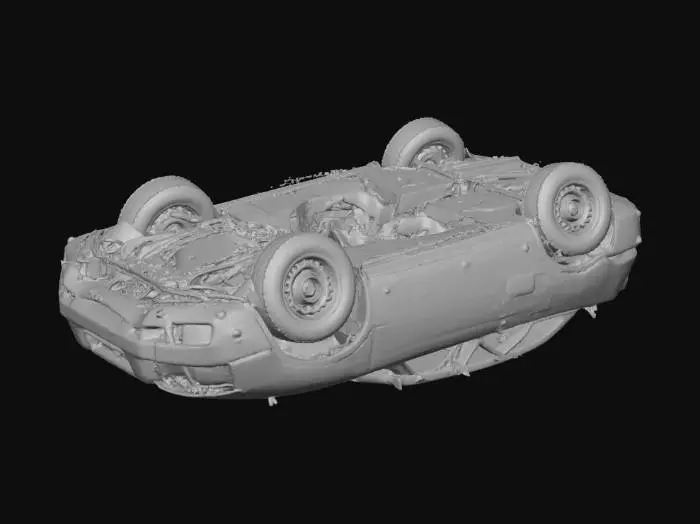 3D model for Car wreck