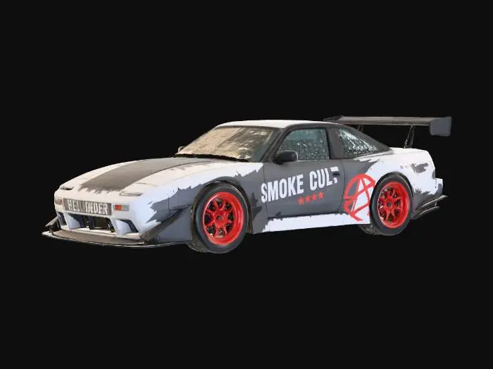 3D model for Nissan 180sx Smoke Cult