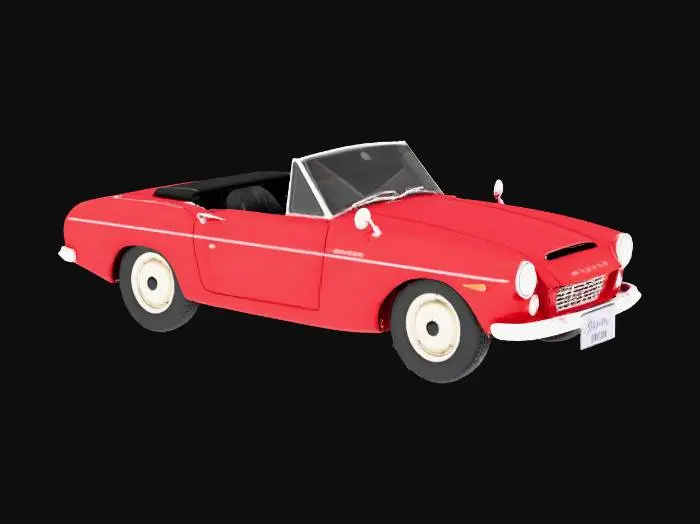 3D model for datsun-fairlady-1500