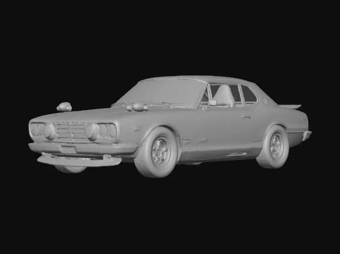 3D model for Nissan Skyline 2000GT-R “Hakosuka”