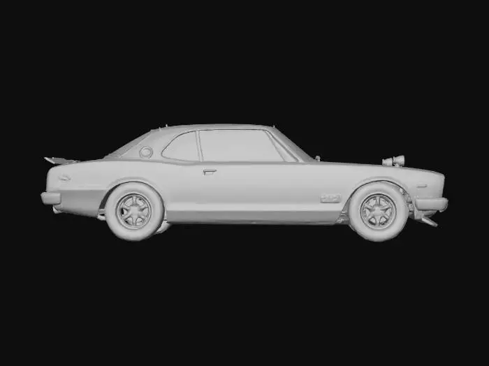 3D model for Nissan Skyline 2000GT-R “Hakosuka”