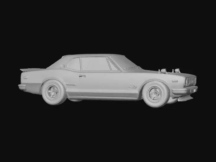 3D model for Nissan Skyline 2000GT-R “Hakosuka”