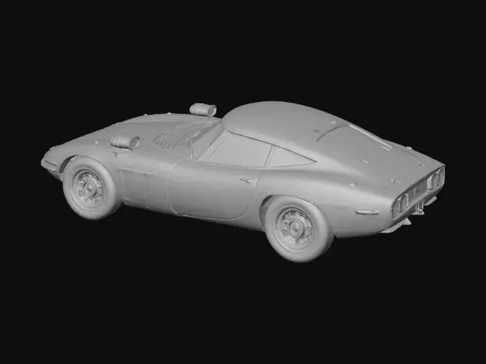 3D model for 1967 Toyota 2000GT