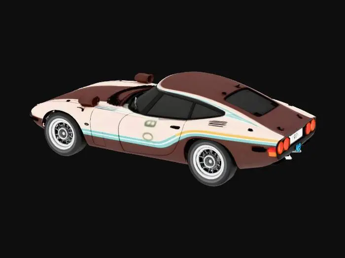 3D model for 1967 Toyota 2000GT