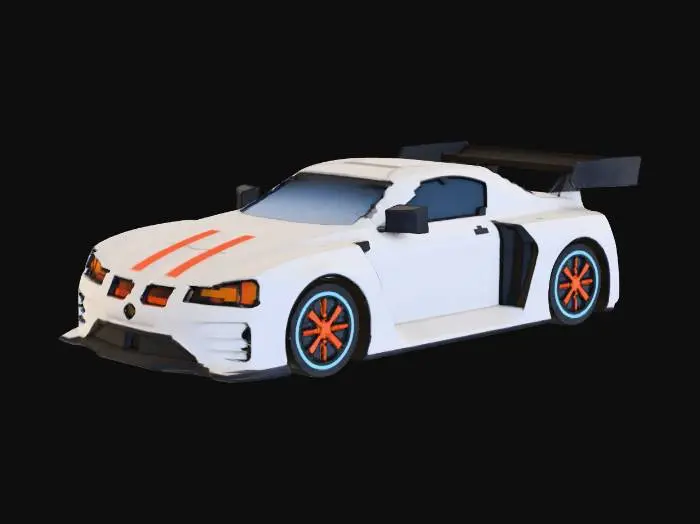 3D model for Race Day Retro