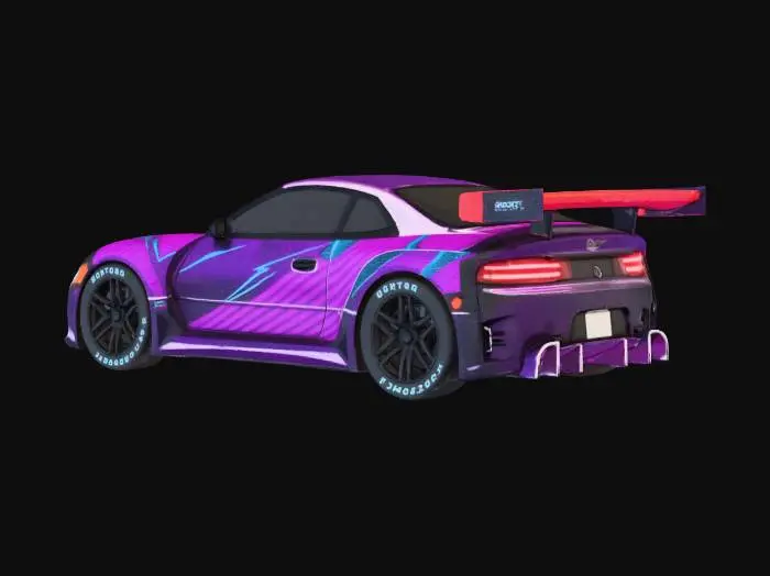 3D model for Race Day Retro