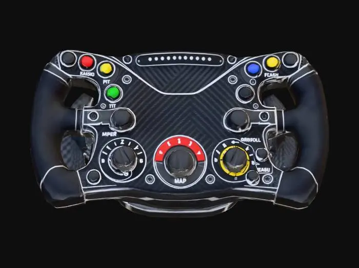 3D model for Racing Steering Wheel