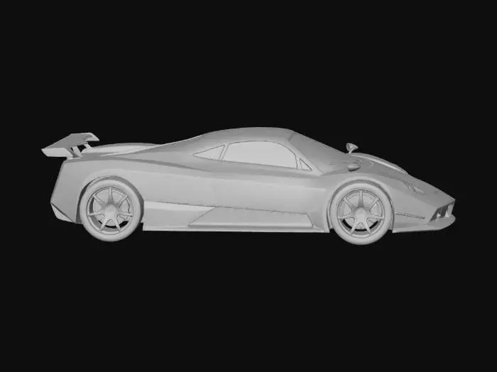 3D model for Pagani Zonda