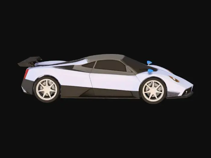 3D model for Pagani Zonda