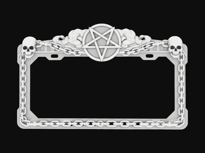 3D model for Pentagram license cover