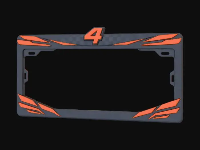 3D model for Racing Plate Frame