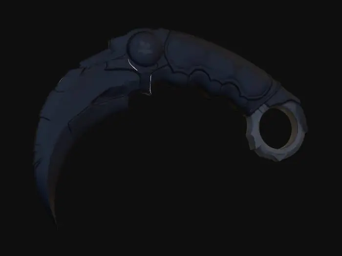 3D model for Crimson X Karambit