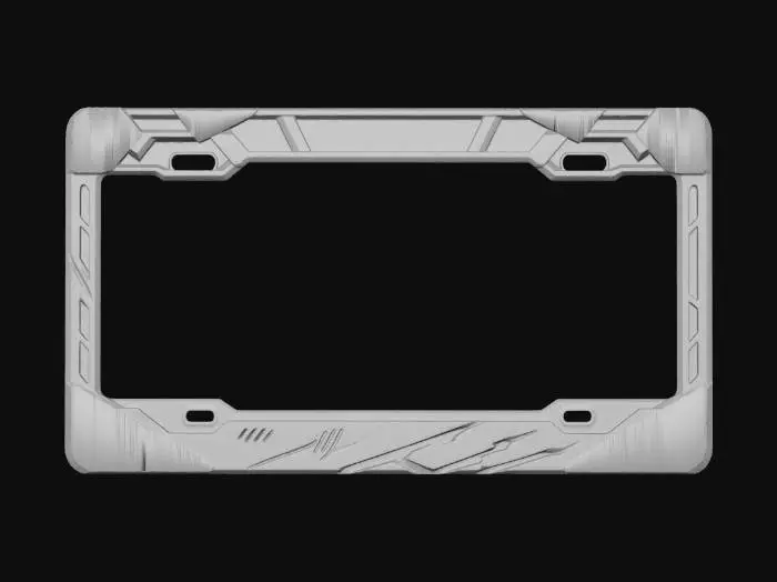 3D model for driftscarplateframeworking11