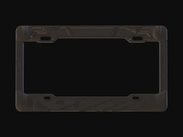 3D model for driftscarplateframeworking11