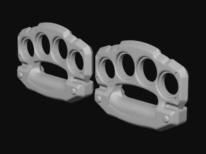 3D model for Twin Ringed Knuckles