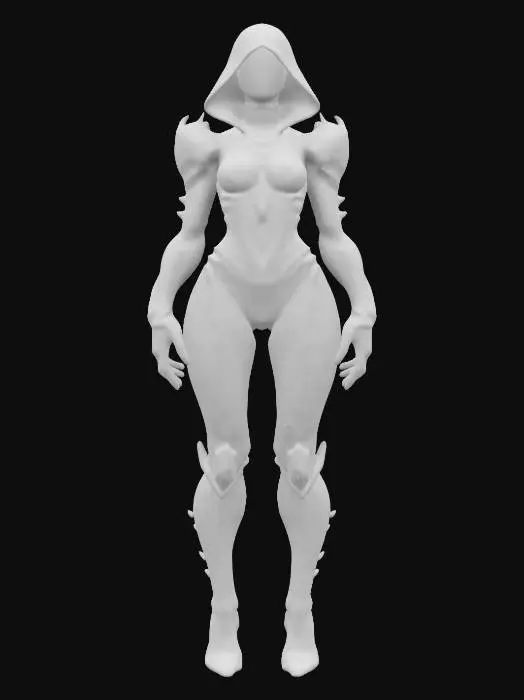 3D model for Subject: Cyberpunk-Fantasy Female Protagonist, futuristic and magical design.

Style: Fusion of Cyberpunk 2077’s high-tech fashion with Final Fantasy’s elegant fantasy elements. Features neon accents, intricate patterns, high-tech armor, and mystical aesthetics.

Material: Reinforced nanofiber fabrics with glowing holographic displays, luminescent crystal inlays, enchanted runes, lightweight enchanted metals, and PBR textures for depth.